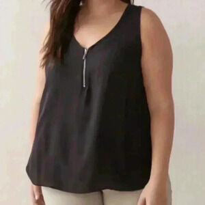 Penningtons Blouse With Zipped Front  - In Every Story Size 3x